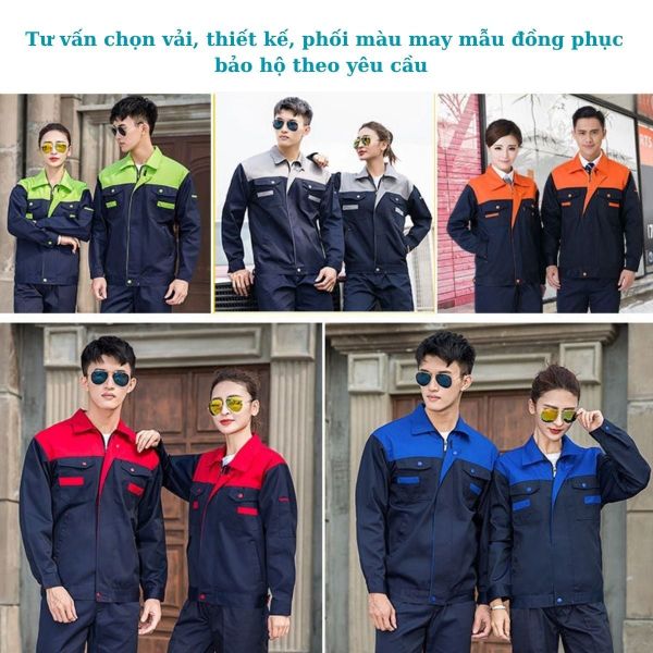 Địa chỉ tư vấn chọn vải, may đo quần áo bảo hộ lao động đẹp tại Quảng Ninh, Hải Phòng
