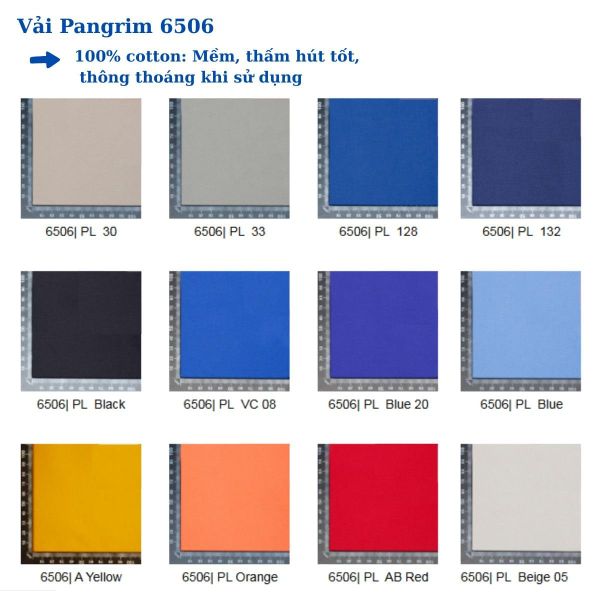 Các mẫu vải cotton may quần áo bảo hộ