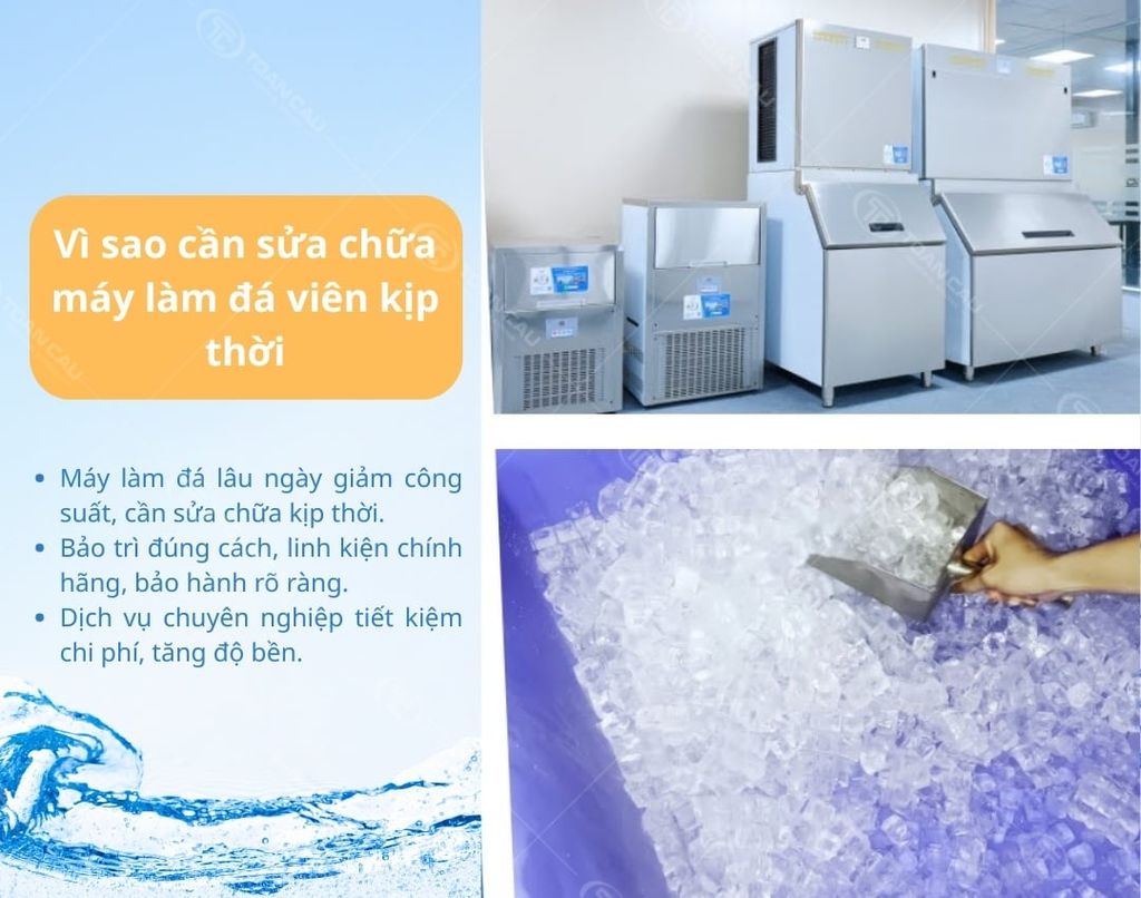 Vì Sao Cần Sửa Máy Làm Đá Kịp Thời?