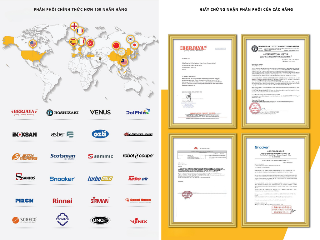 Giấy chứng nhận thương hiệu hợp tác