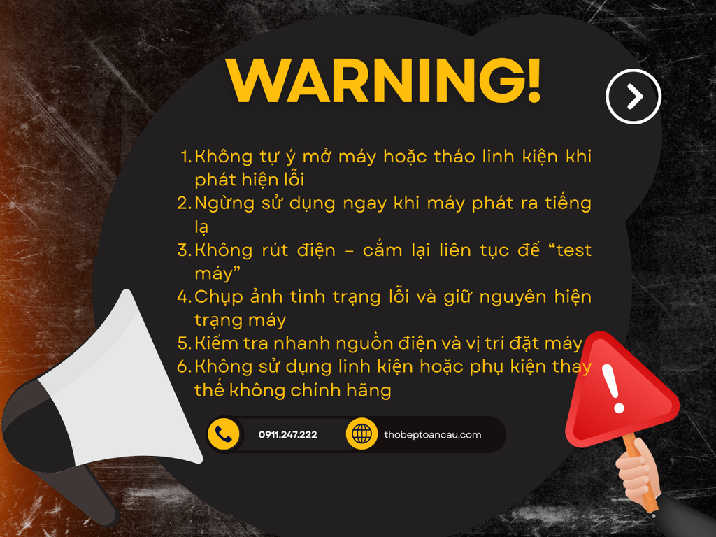 Lưu ý tránh bị từ chối bảo hành sản phẩm hoshizaki