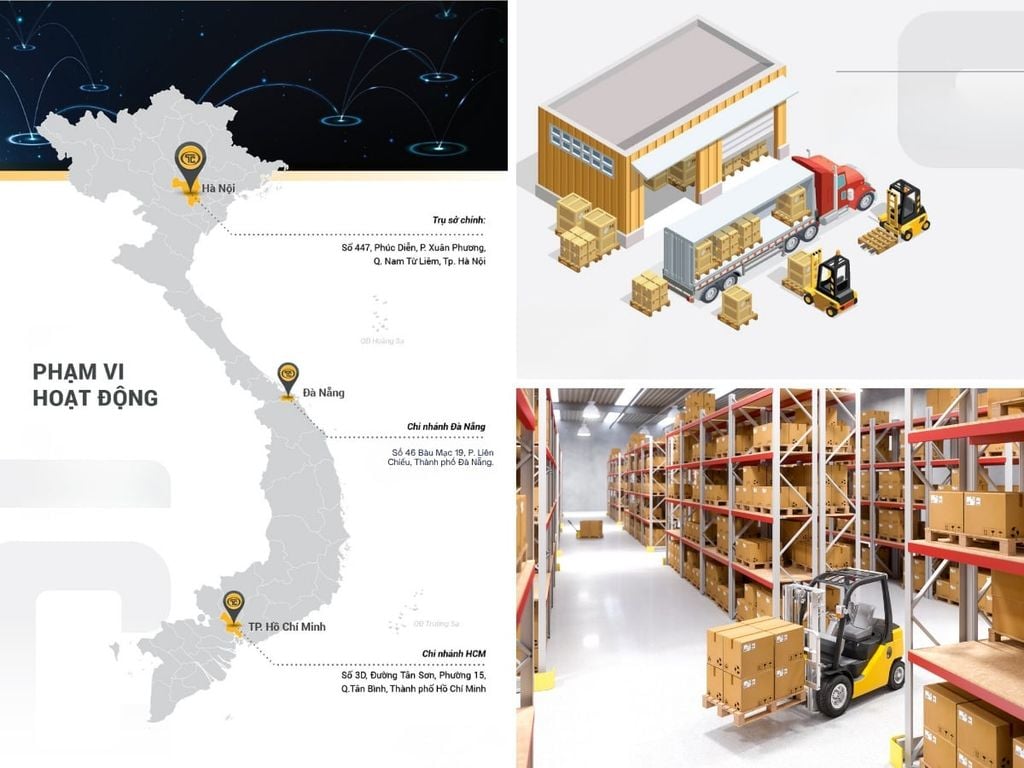 Phạm vi hoạt động - kho hàng nhà xưởng