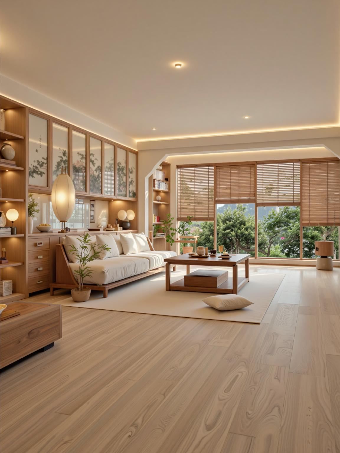 KHÔNG GIAN NỘI THẤT WABI SABI HIỆN ĐẠI TỐI GIẢN, HÀI HÒA VỚI TỰ NHIÊN