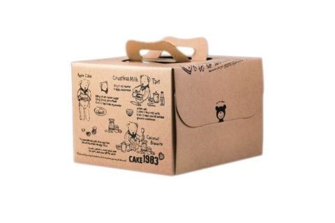 Hộp Giấy Kraft bánh- HomePrint