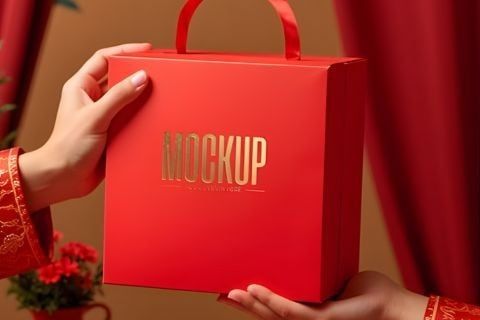 Hộp quà tết theo logo