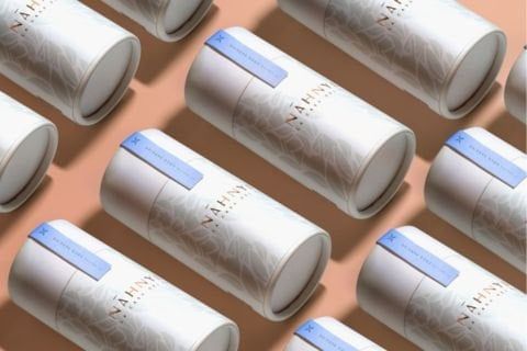 Hộp trà giấy nắp nam châm