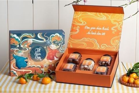 In hộp quà tết theo yêu cầu