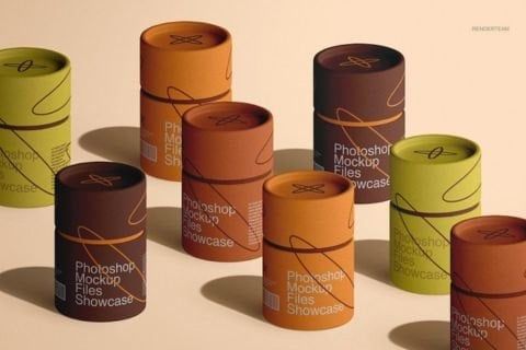 In hộp trà bằng giấy ivory