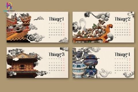 In lịch tết 2026