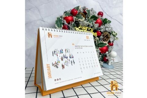 In lịch để bàn Homeprint