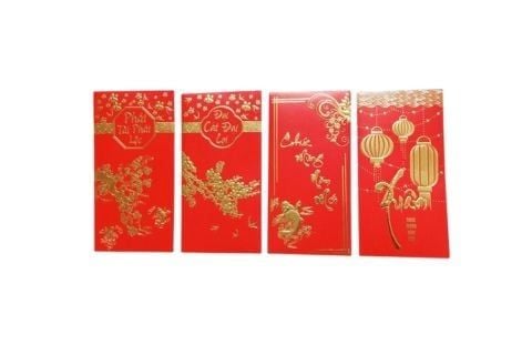 Mẫu lì xì dập nổi 3D