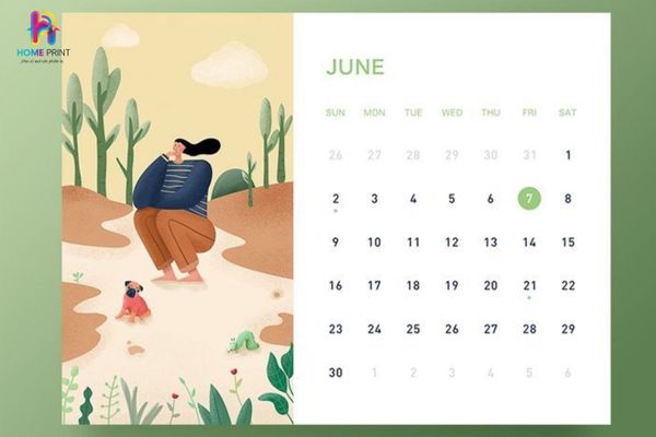 Mẫu lịch tết in chuyên nghiệp 2026