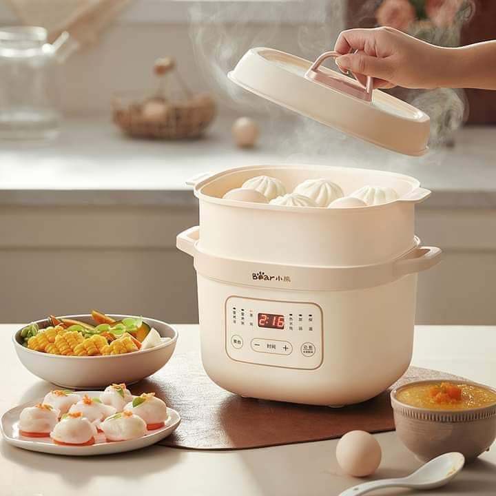Cách Hấp Thực Phẩm Bằng Nồi Nấu Chậm Bear