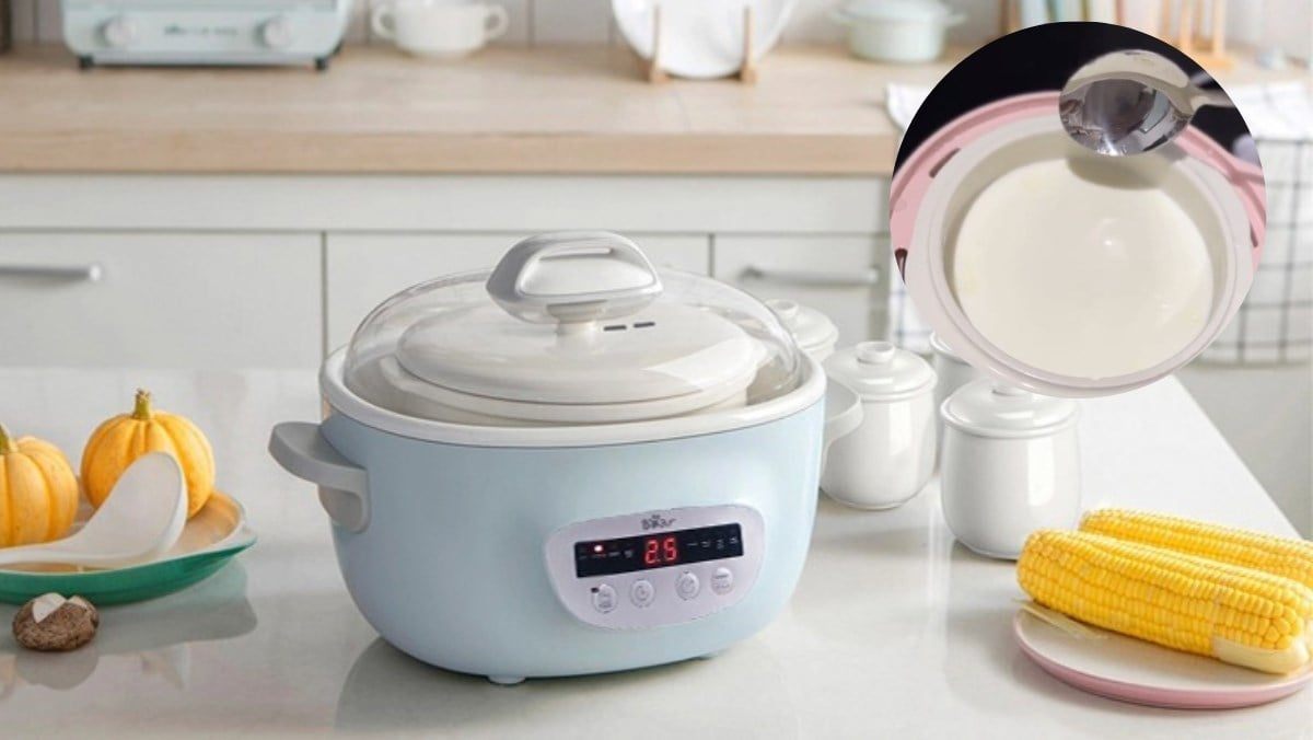 Cách Làm Sữa Chua Bằng Nồi Nấu Chậm Bear