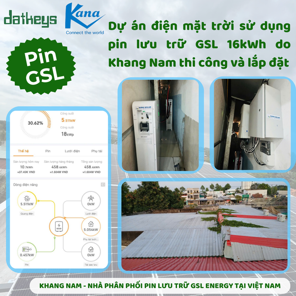 Pin lưu trữ GSL