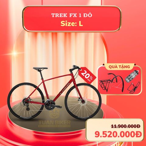 Trek FX 1 (Đỏ) – Size L: 9.520.000