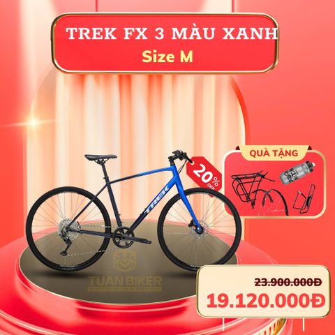 Trek FX 3 (Xanh) – Size M: 19.120.000