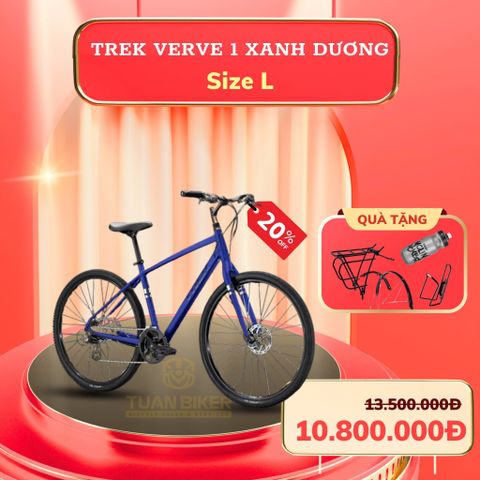 Trek Verve 1 (Xanh dương) – Size L: 10.800.000