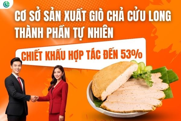 Cơ sở sản xuất giò chả cung cấp sỉ giò chả sạch chiết khấu cao 53%