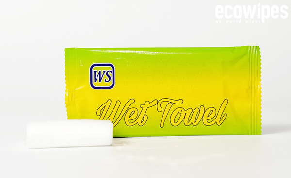 Gia công sản xuất khăn ướt 1 tờ in logo theo yêu cầu trọn gói