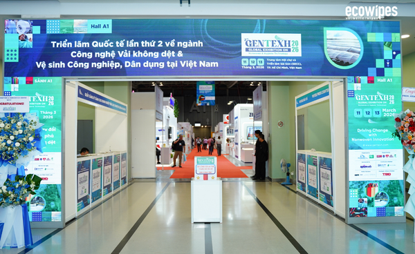 EcoWipes tại sự kiện vải không dệt Quốc Tễ 2026