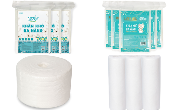 Sỉ khăn khô đa năng cho bé - Giá sỉ tận gốc tại nhà máy, chiết khẩu cao tại Hà Nội