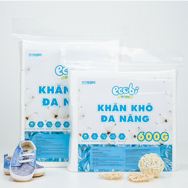 Sỉ khăn khô đa năng cao cấp cho em bé - EcoWipes Việt Nam
