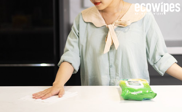 Khăn ướt lau bếp cao cấp, an toàn cho da tay - Kitchen wipes gói 42 tờ
