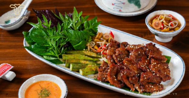 Gù bò nướng thơm ngon