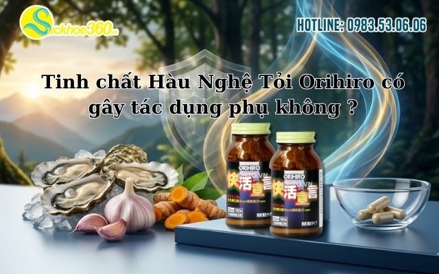 Tinh chất Hàu Nghệ Tỏi Orihiro có gây tác dụng phụ khi sử dụng thường xuyên không?