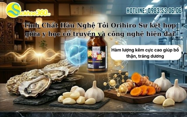 Tinh Chất Hàu Nghệ Tỏi Orihiro Sự kết hợp giữa y học cổ truyền và công nghệ hiện đại