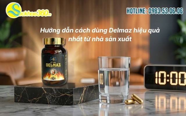 Hướng dẫn cách dùng Delmaz hiệu quả nhất từ nhà sản xuất