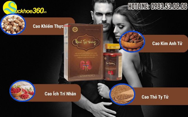 Thành phần thảo dược có trong bổ thận Minh Tuệ Vương
