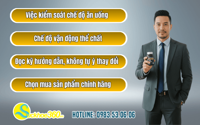Lưu ý quan trọng và chế độ sinh hoạt bổ trợ