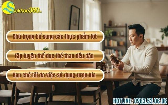 Lưu ý quan trọng và chế độ sinh hoạt bổ trợ
