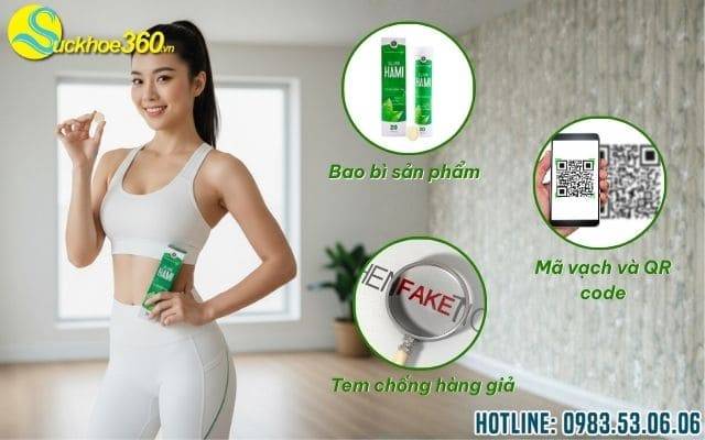 Cách nhận biết viên sủi giảm cân Slim Hami chính hãng