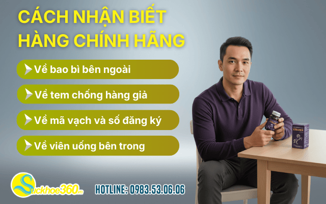 Cách nhận biết viên uống Xtramen chính hãng