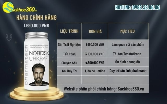 Nordisk Urkraft giá bao nhiêu? Cập nhật bảng giá niêm yết chính hãng