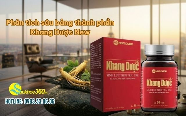 Phân tích sâu bảng thành phần Khang Dược New