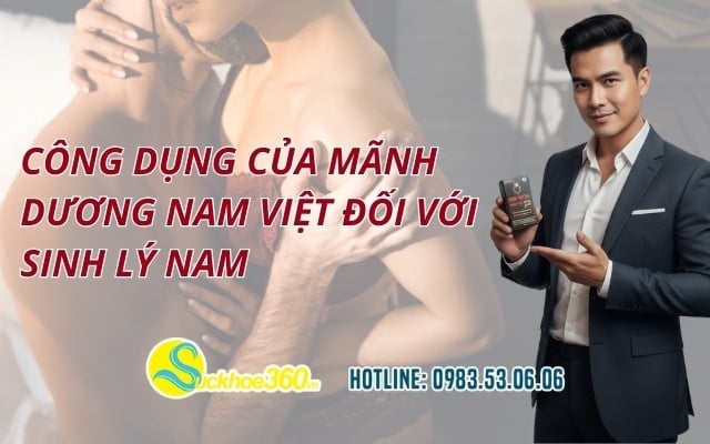 Công dụng của Mãnh Dương Nam Việt đối với sinh lý nam
