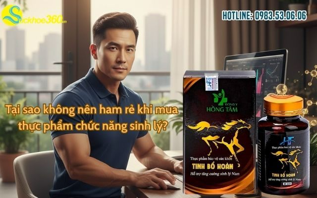 Tại sao không nên ham rẻ khi mua thực phẩm chức năng sinh lý?