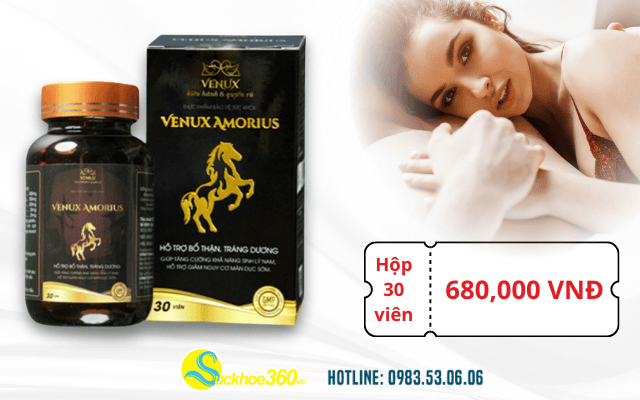 Giá bán Venux Amorius hộp 30 viên là bao nhiêu?