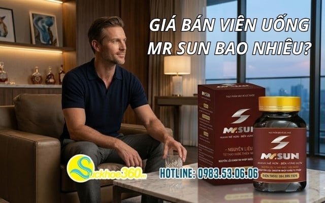 Giá bán viên uống Mr Sun bao nhiêu?