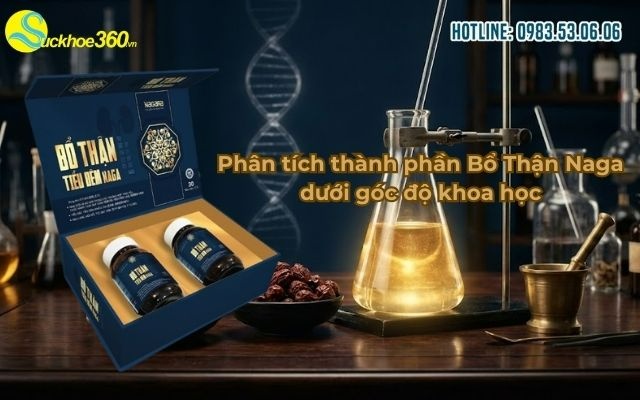 Phân tích thành phần Bổ Thận Naga dưới góc độ khoa học