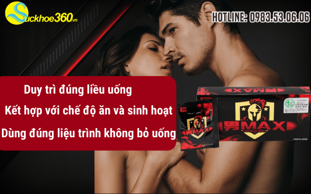 Bí quyết để phát huy tối đa tác dụng của Otoko Max