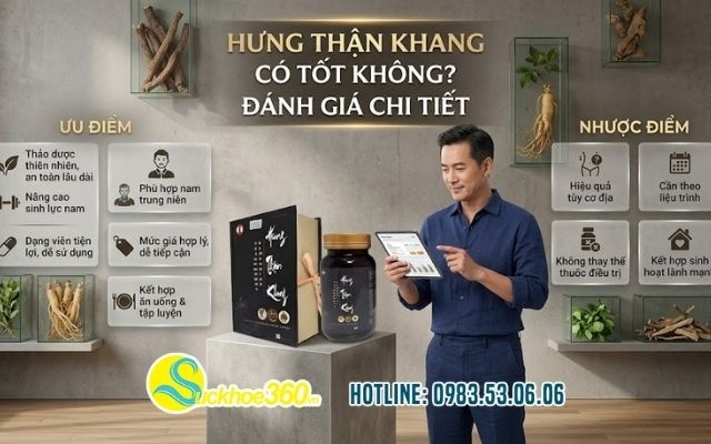 Hưng Thận Khang có tốt không? Đánh giá chi tiết