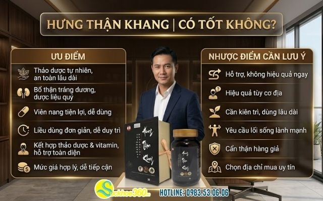 Hưng Thận Khang có tốt không?