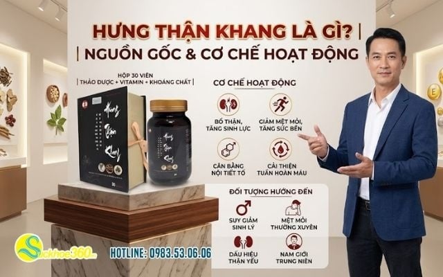 Hưng Thận Khang là gì? Nguồn gốc và cơ chế hoạt động