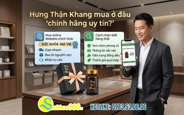 Hưng Thận Khang mua ở đâu chính hãng uy tín?