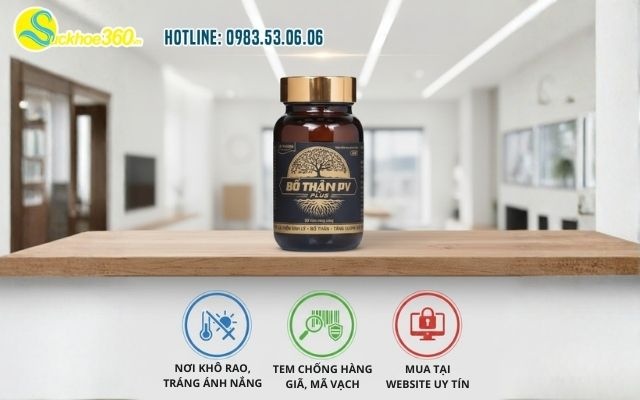 Hướng dẫn bảo quản và kiểm tra hàng thật khi mua bổ thận pv plus